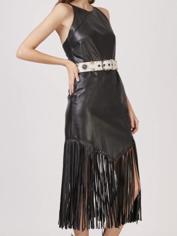 Vestido couro