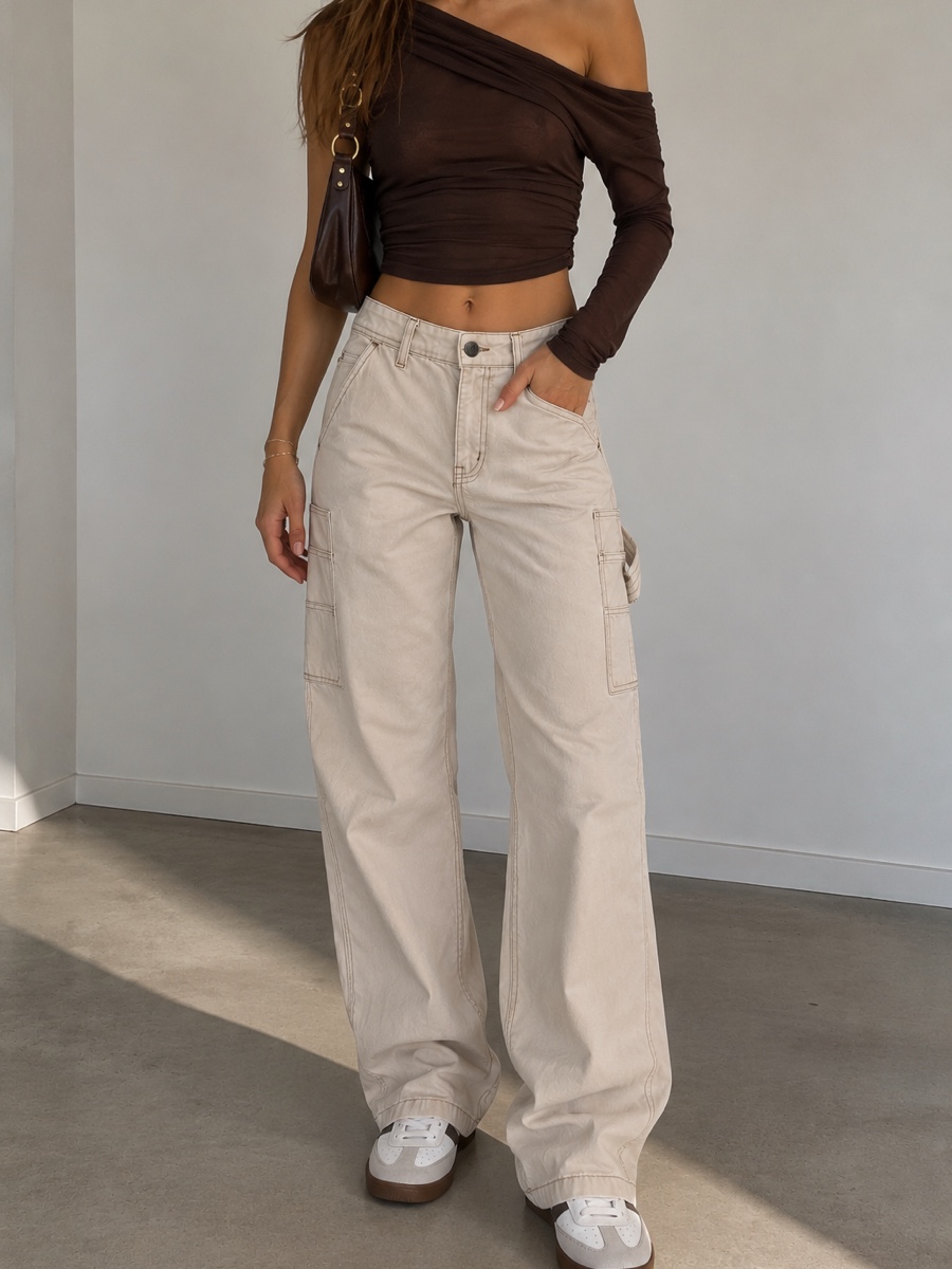 Calça bege