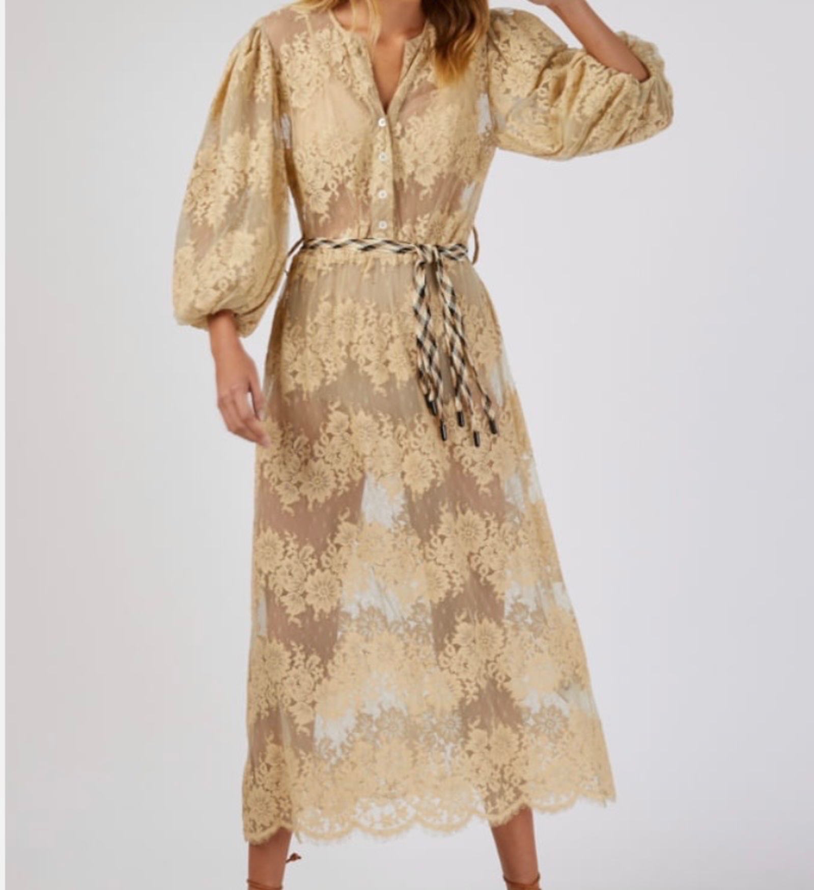 Vestido renda