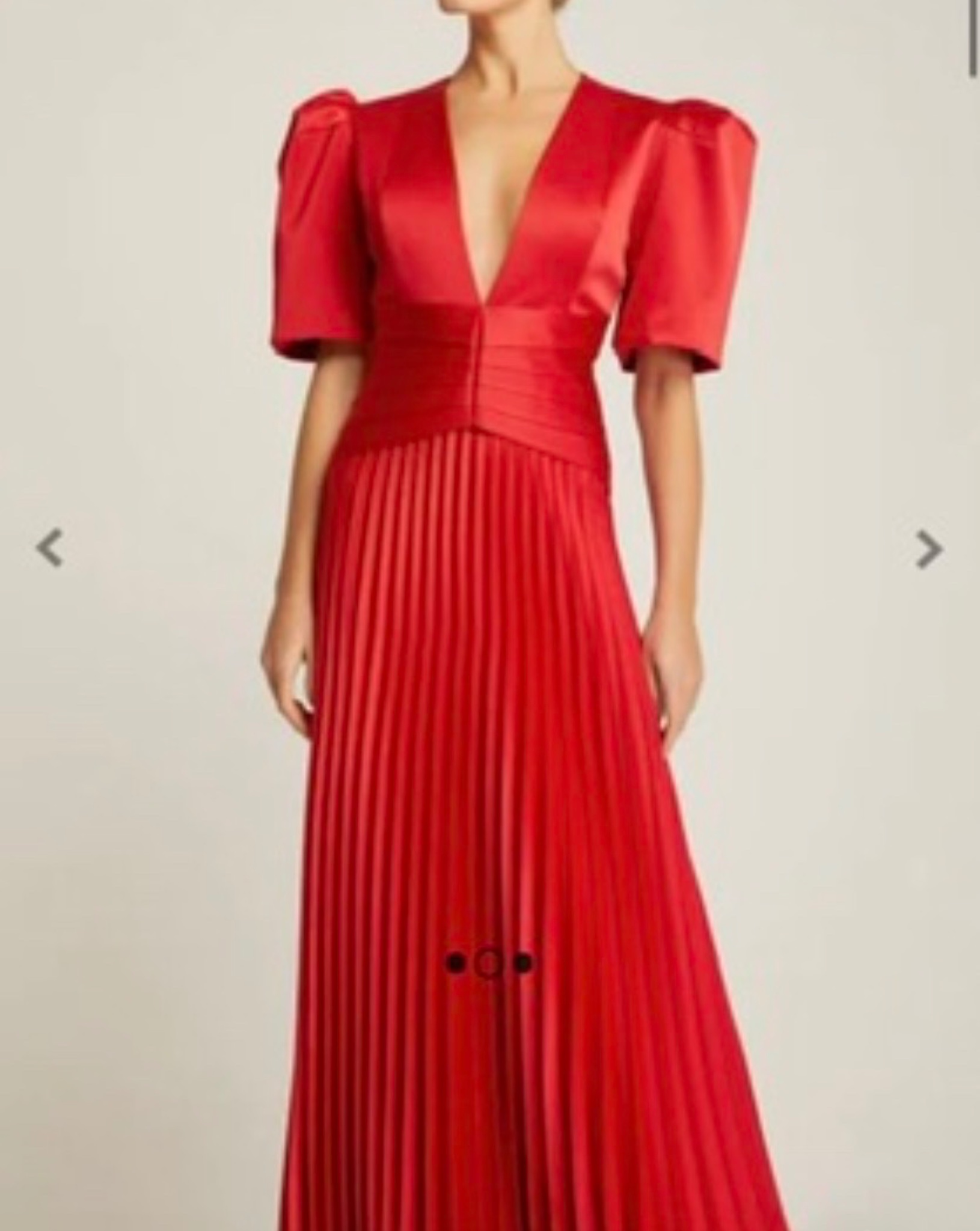 Vestido longo vermelho