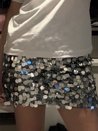 Saia Paete Estilo Pacco Rabbane