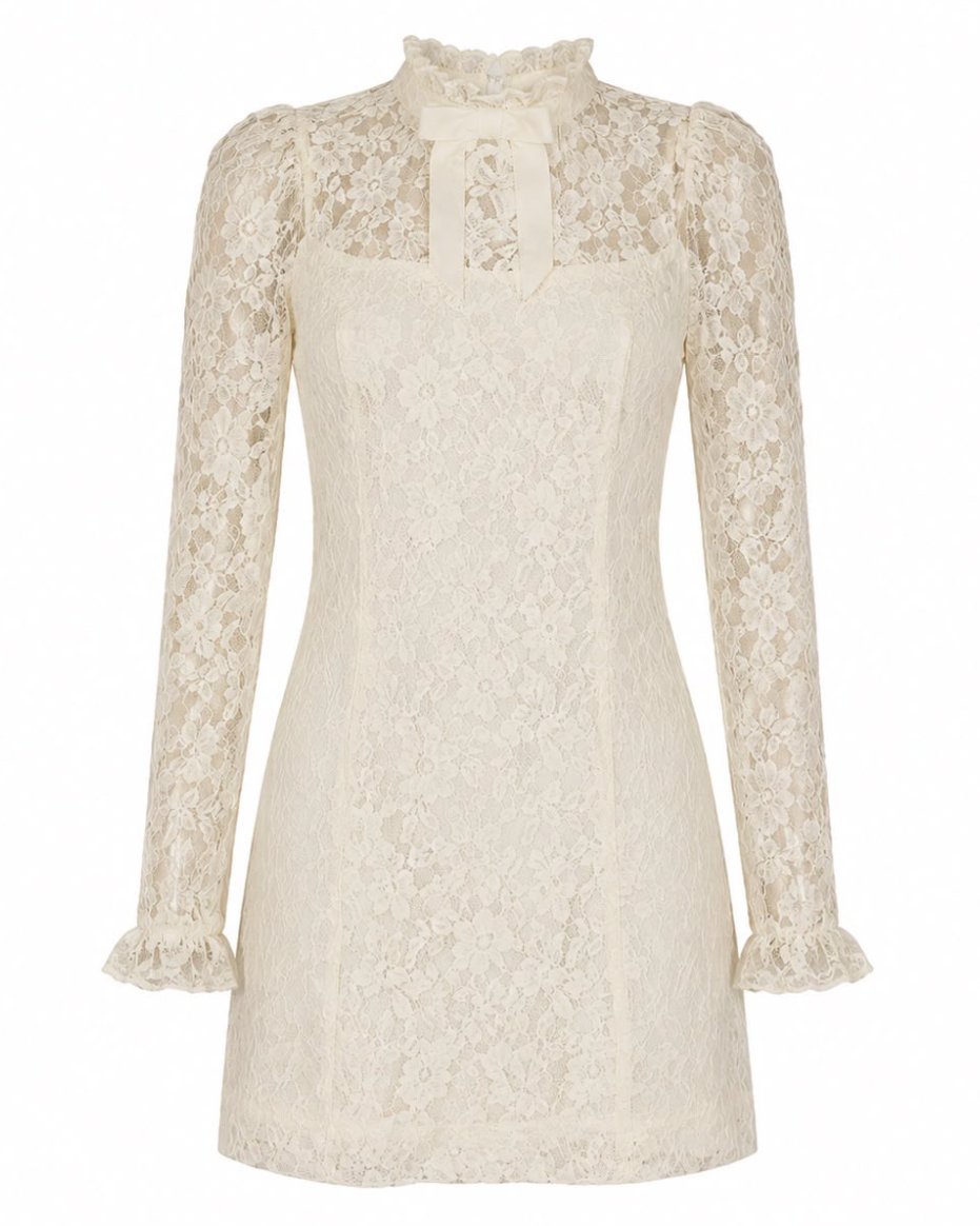 Vestido Rendado Branco
